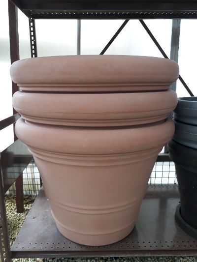 Tuff Pot 28" Natural Clay