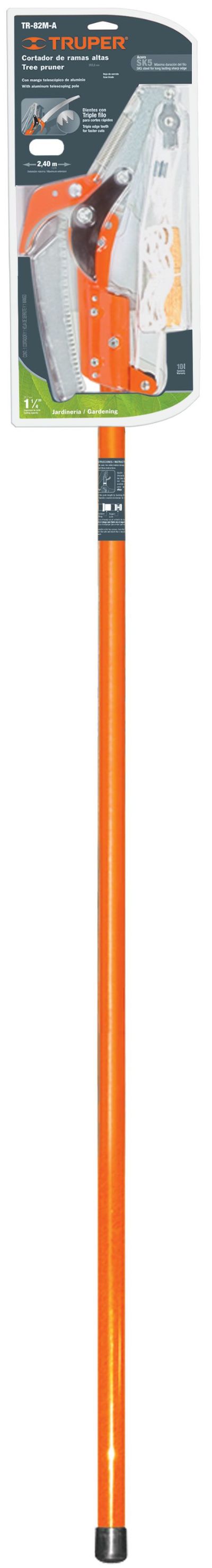 Truper Telescopic Tree Pruner Complete w/Aluminum Handle