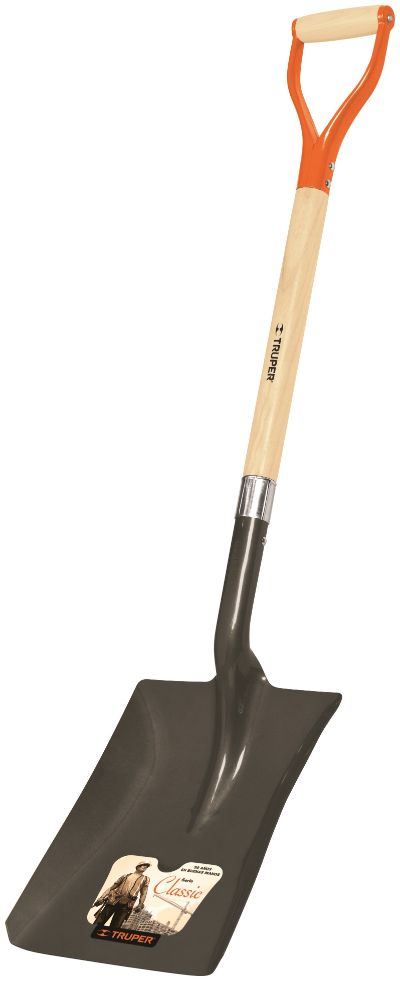 Truper Shovel Square - Hardwood Poly D-Grip